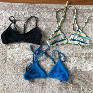 Jolyn swimsuit top- black and stripped available